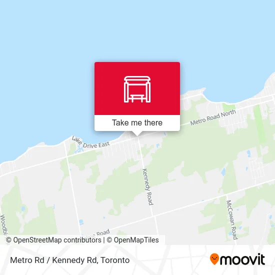 Metro Rd / Kennedy Rd map