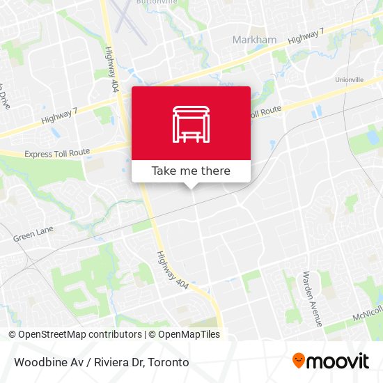 Woodbine Av / Riviera Dr plan