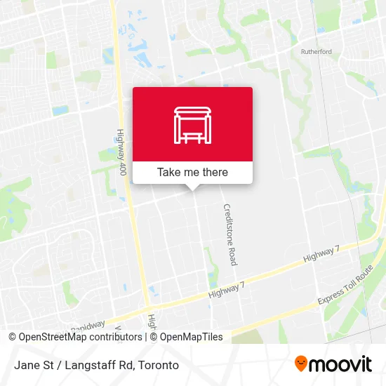 Jane St / Langstaff Rd map