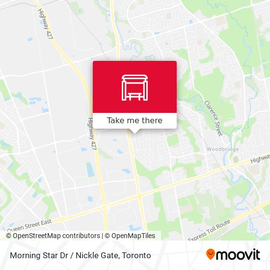 Morning Star Dr / Nickle Gate map