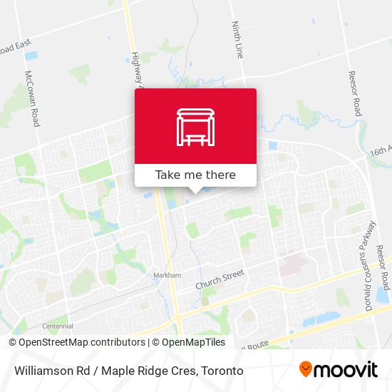 Williamson Rd / Maple Ridge Cres map