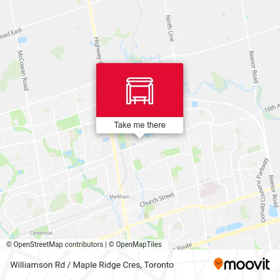 Williamson Rd / Maple Ridge Cres map