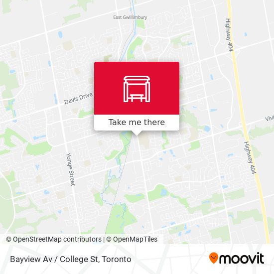 Bayview Av / College St map