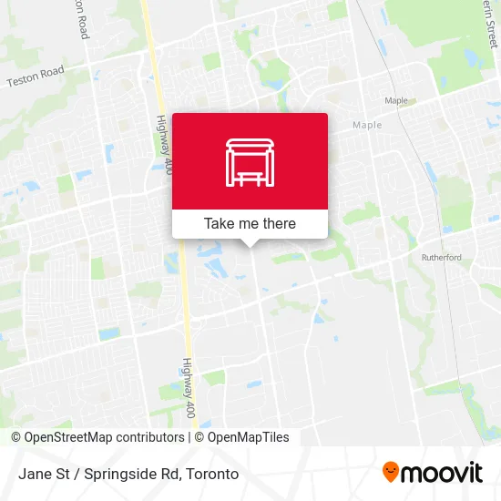 Jane St / Springside Rd map