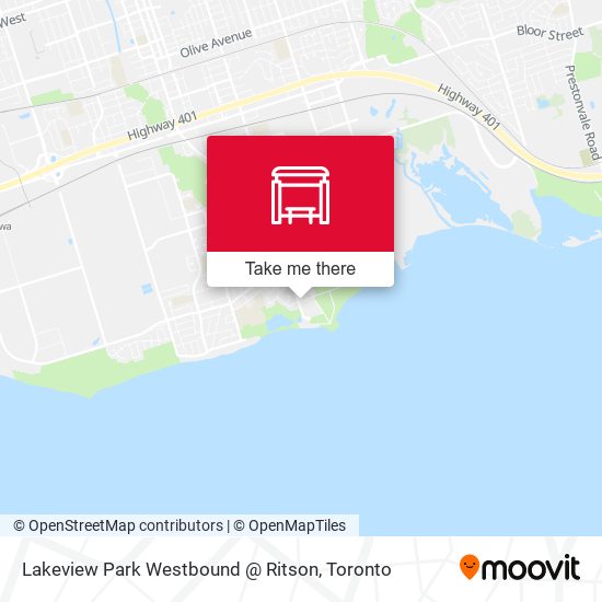 Lakeview Park Westbound @ Ritson map