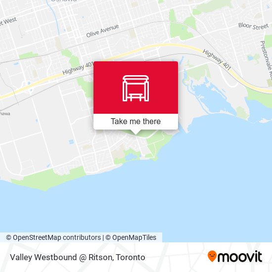 Valley Westbound @ Ritson map
