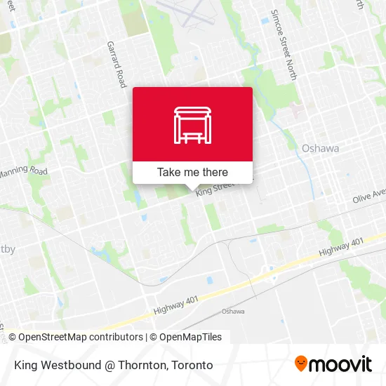 King Westbound @ Thornton plan