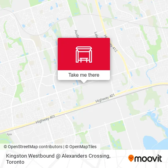 Kingston Westbound @ Alexanders Crossing plan