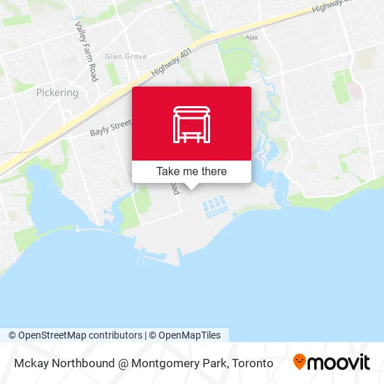 Mckay Northbound @ Montgomery Park map