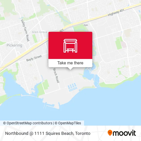 Northbound @ 1111 Squires Beach map