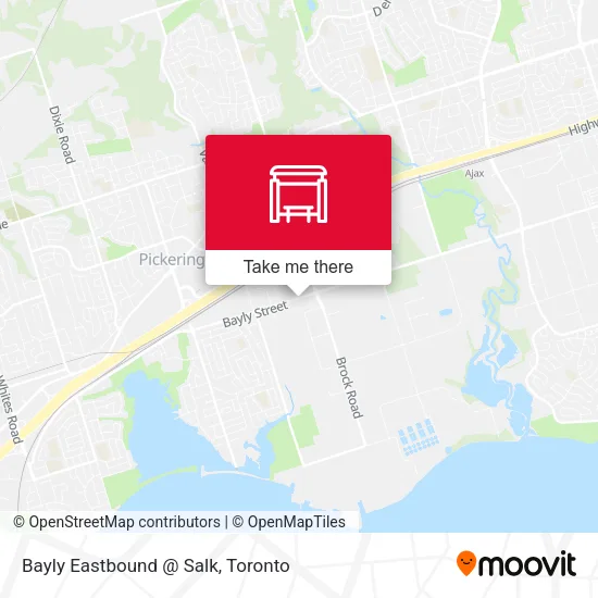 Bayly Eastbound @ Salk map