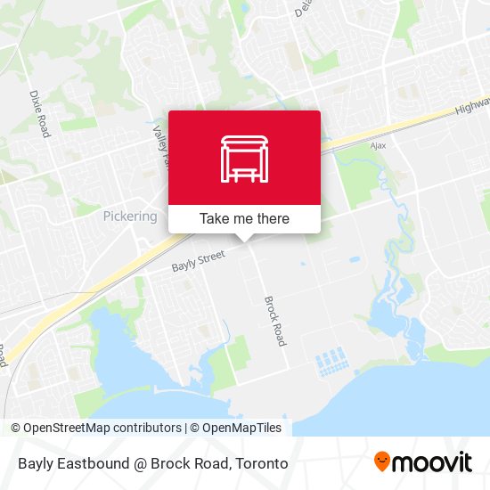 Bayly Eastbound @ Brock Road plan
