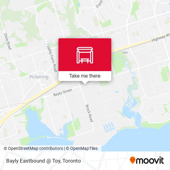 Bayly Eastbound @ Toy plan