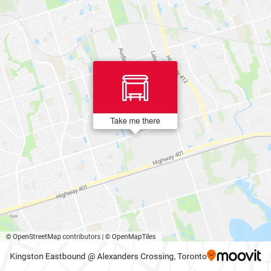 Kingston Eastbound @ Alexanders Crossing plan