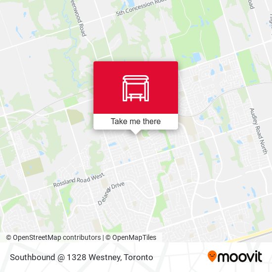 Southbound @ 1328 Westney map