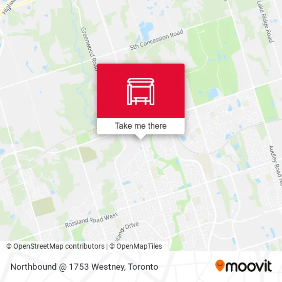 Northbound @ 1753 Westney map