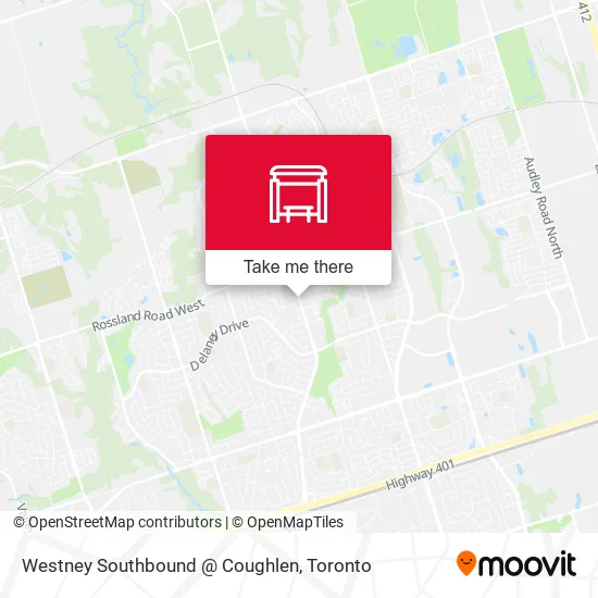 Westney Southbound @ Coughlen map