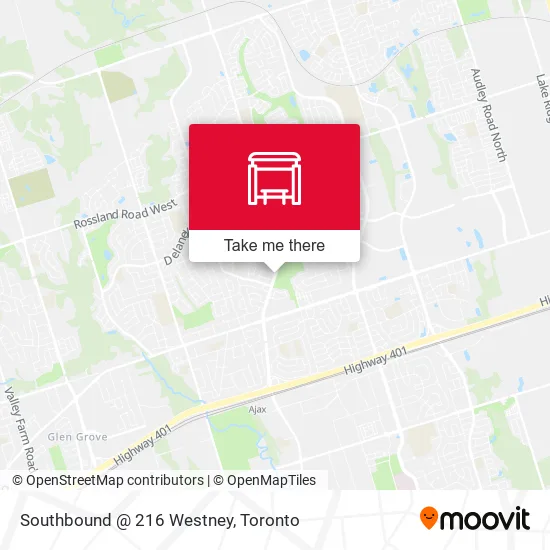 Southbound @ 216 Westney map