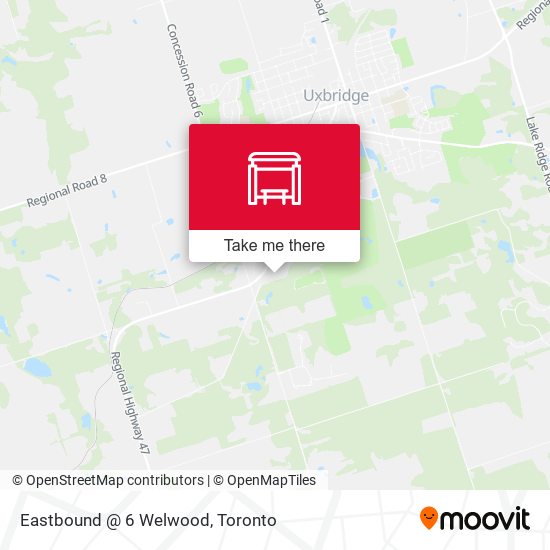 Eastbound @ 6 Welwood map