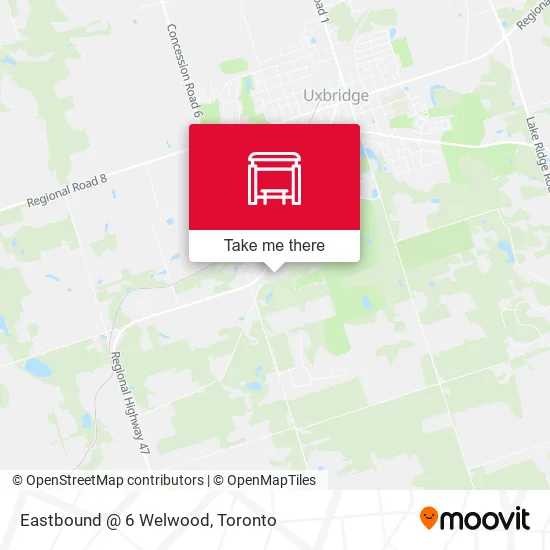 Eastbound @ 6 Welwood map