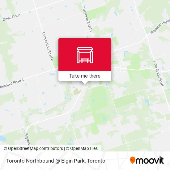 Toronto Northbound @ Elgin Park plan