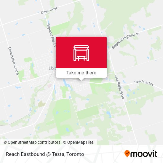 Reach Eastbound @ Testa map