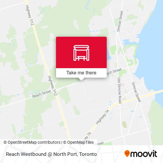 Reach Westbound @ North Port map