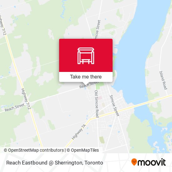 Reach Eastbound @ Sherrington map