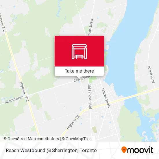 Reach Westbound @ Sherrington map