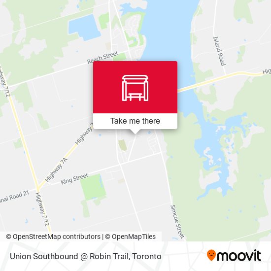 Union Southbound @ Robin Trail map