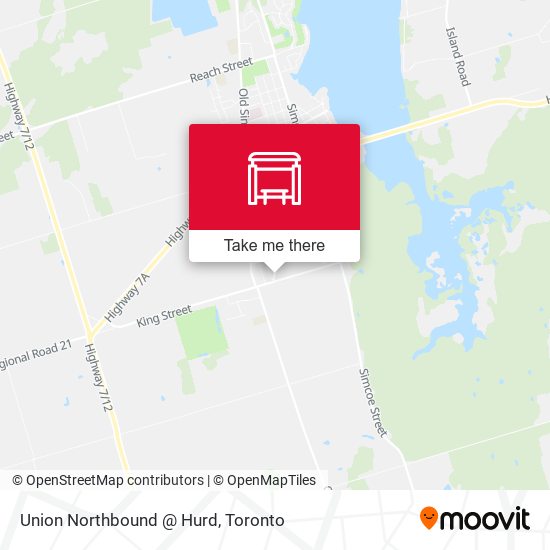 Union Northbound @ Hurd map