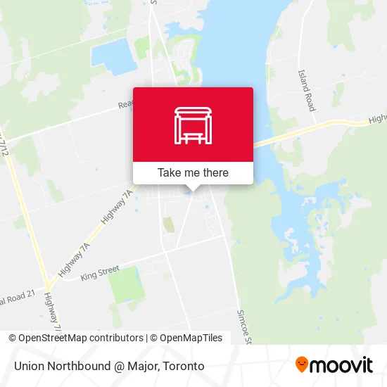 Union Northbound @ Major map