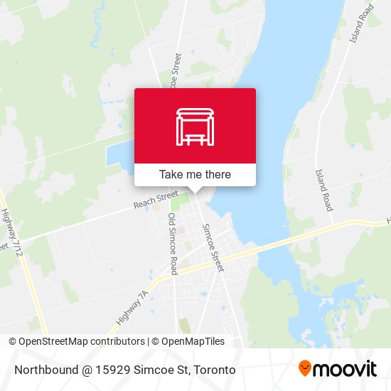 Northbound @ 15929 Simcoe St map