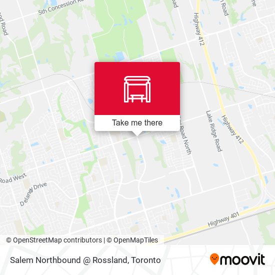 Salem Northbound @ Rossland plan