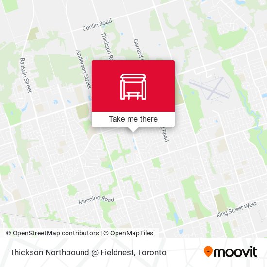 Thickson Northbound @ Fieldnest plan