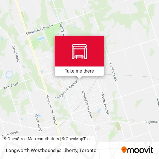 Longworth Westbound @ Liberty map