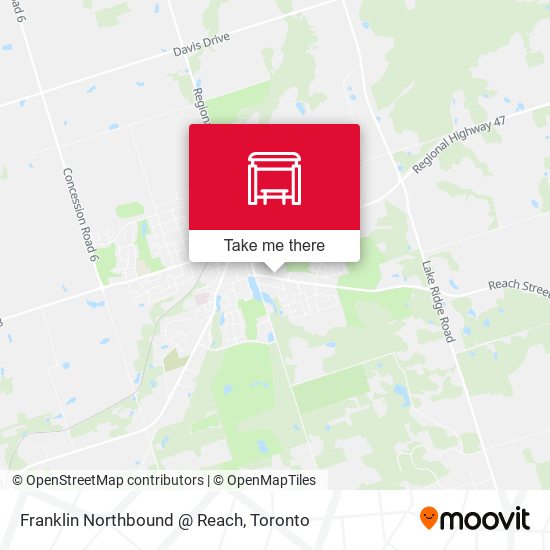Franklin Northbound @ Reach plan