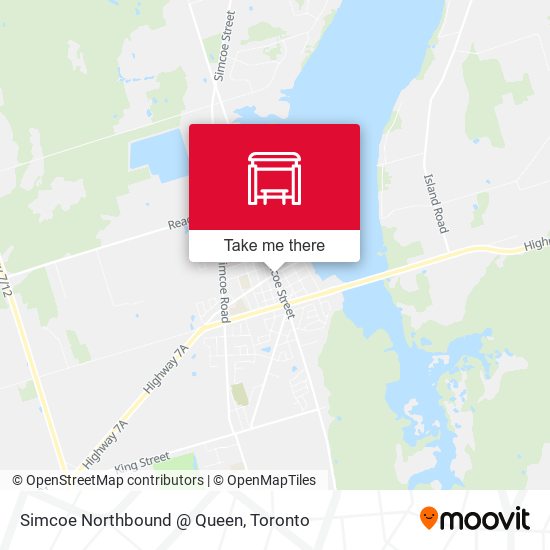 Simcoe Northbound @ Queen map