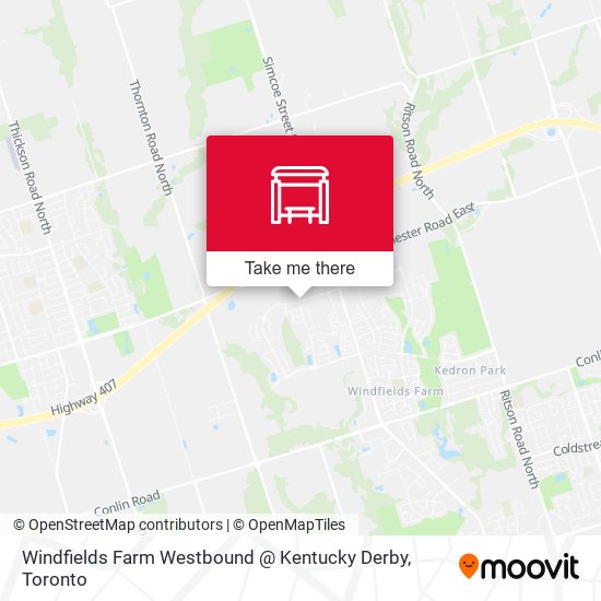 Windfields Farm Westbound @ Kentucky Derby map