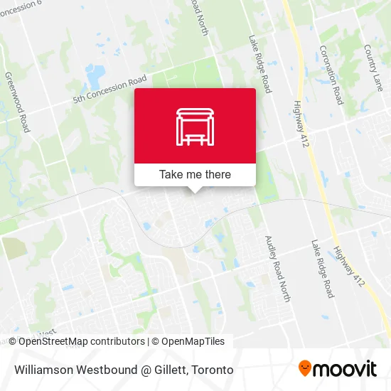 Williamson Westbound @ Gillett plan