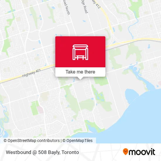 Westbound @ 508 Bayly map