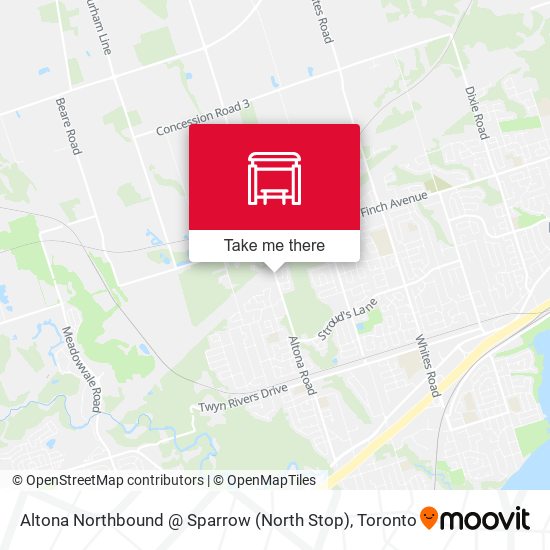 Altona Northbound @ Sparrow (North Stop) map