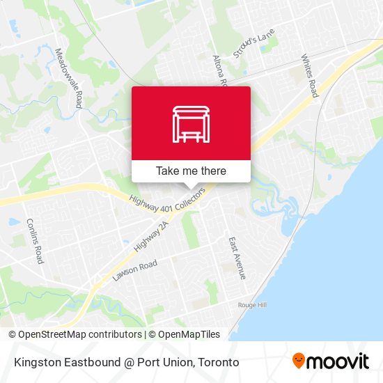 Kingston Eastbound @ Port Union plan