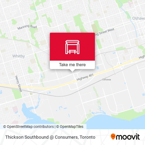 Thickson Southbound @ Consumers plan