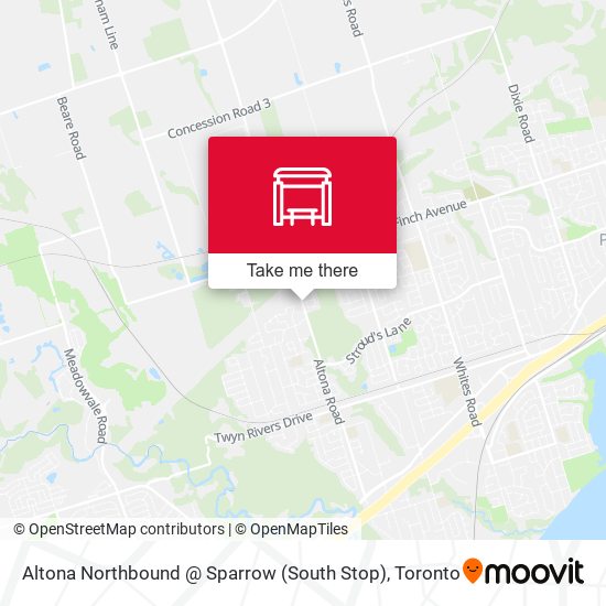 Altona Northbound @ Sparrow (South Stop) map
