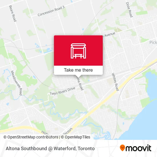 Altona Southbound @ Waterford plan