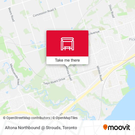 Altona Northbound @ Strouds plan
