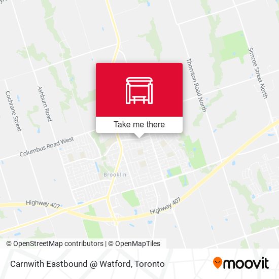 Carnwith Eastbound @ Watford map