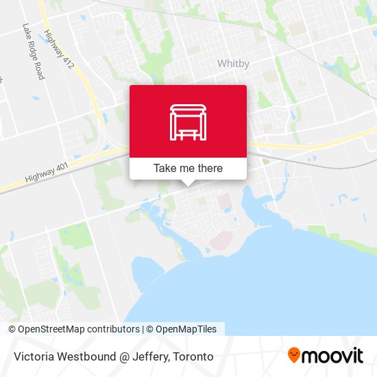 Victoria Westbound @ Jeffery map