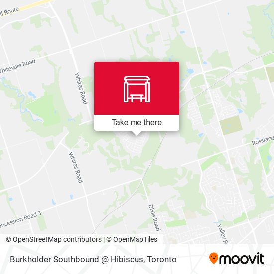 Burkholder Southbound @ Hibiscus map